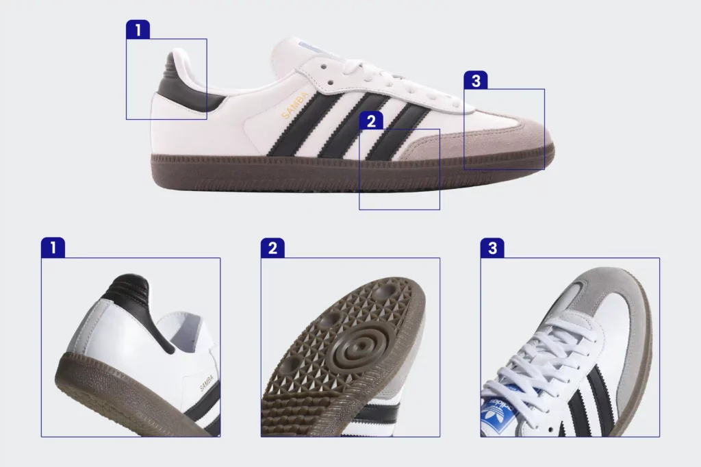 How to distinguish genuine Adidas sneakers from fakes?