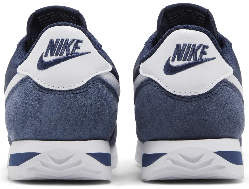 Nike Cortez Nylon Mitternacht Marineblau Weiß
