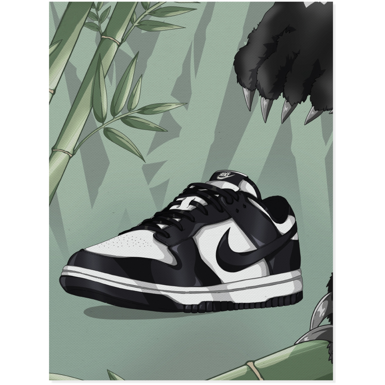 Obraz na płótnie Nike Dunk Low Panda