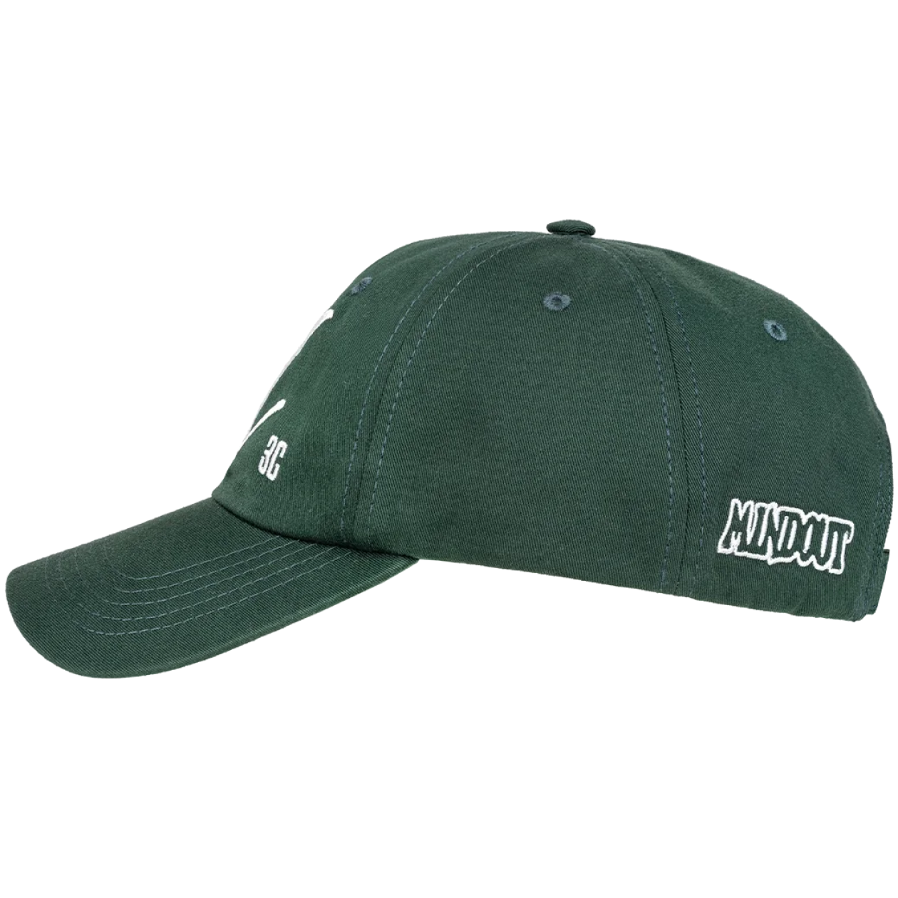 MINDOUT "M" 5-PANEL CAP (BOTTLE GREEN)