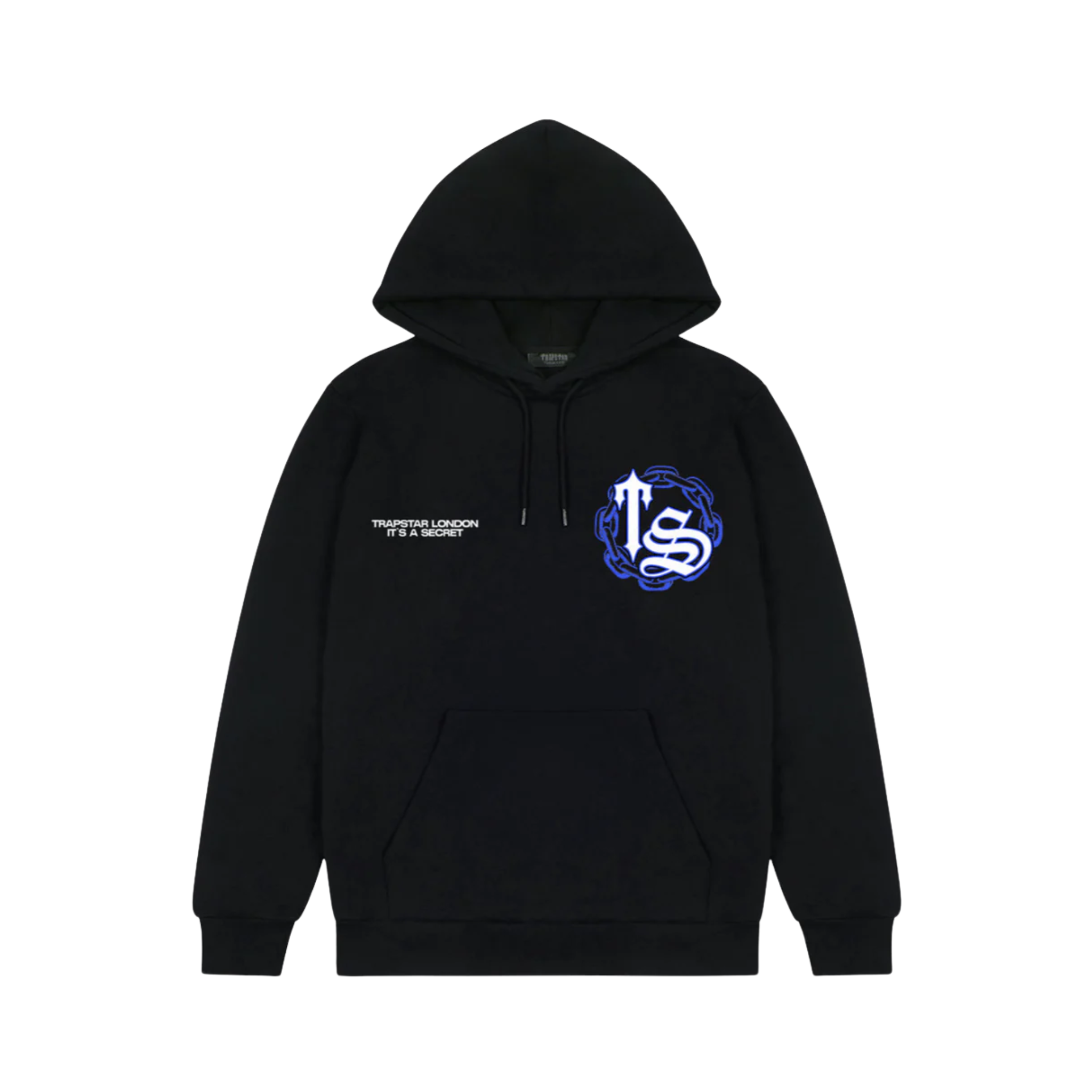 Trapstar Chain Script Hoodie Black/Ice
