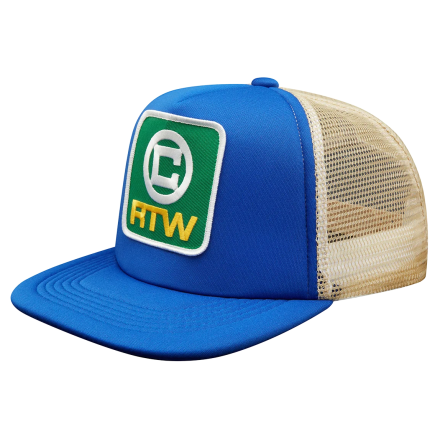 Corteiz Box Trucker Royal Blue