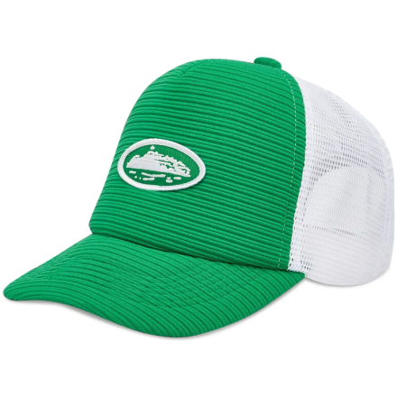 Corteiz Short Peak Trucker Green
