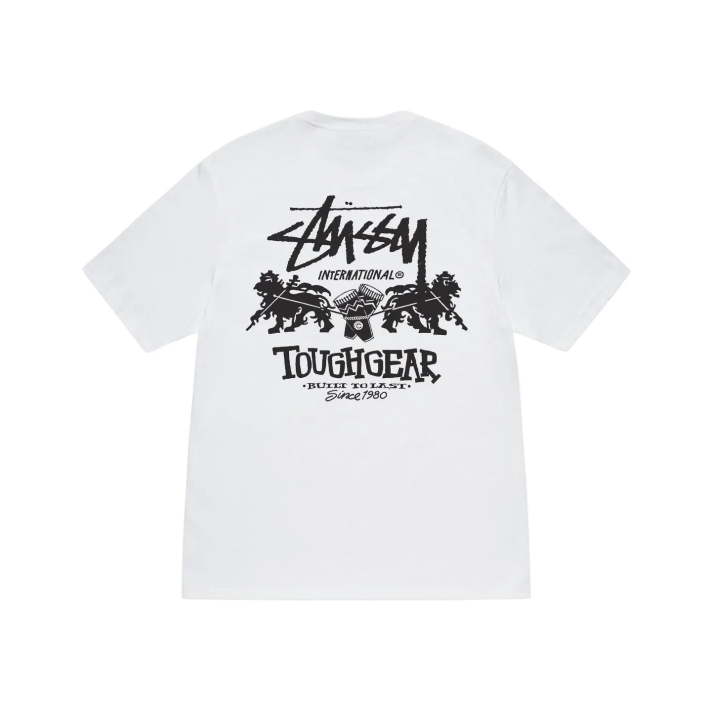 Stussy Tough Gear Tee White