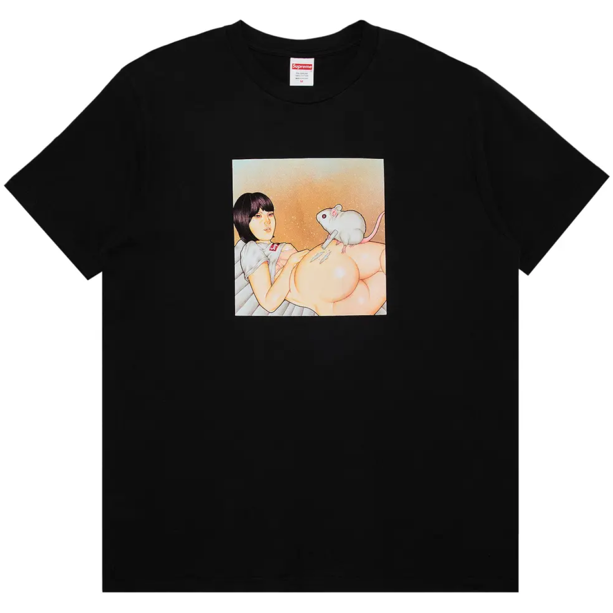 Supreme Mouse Tee Black