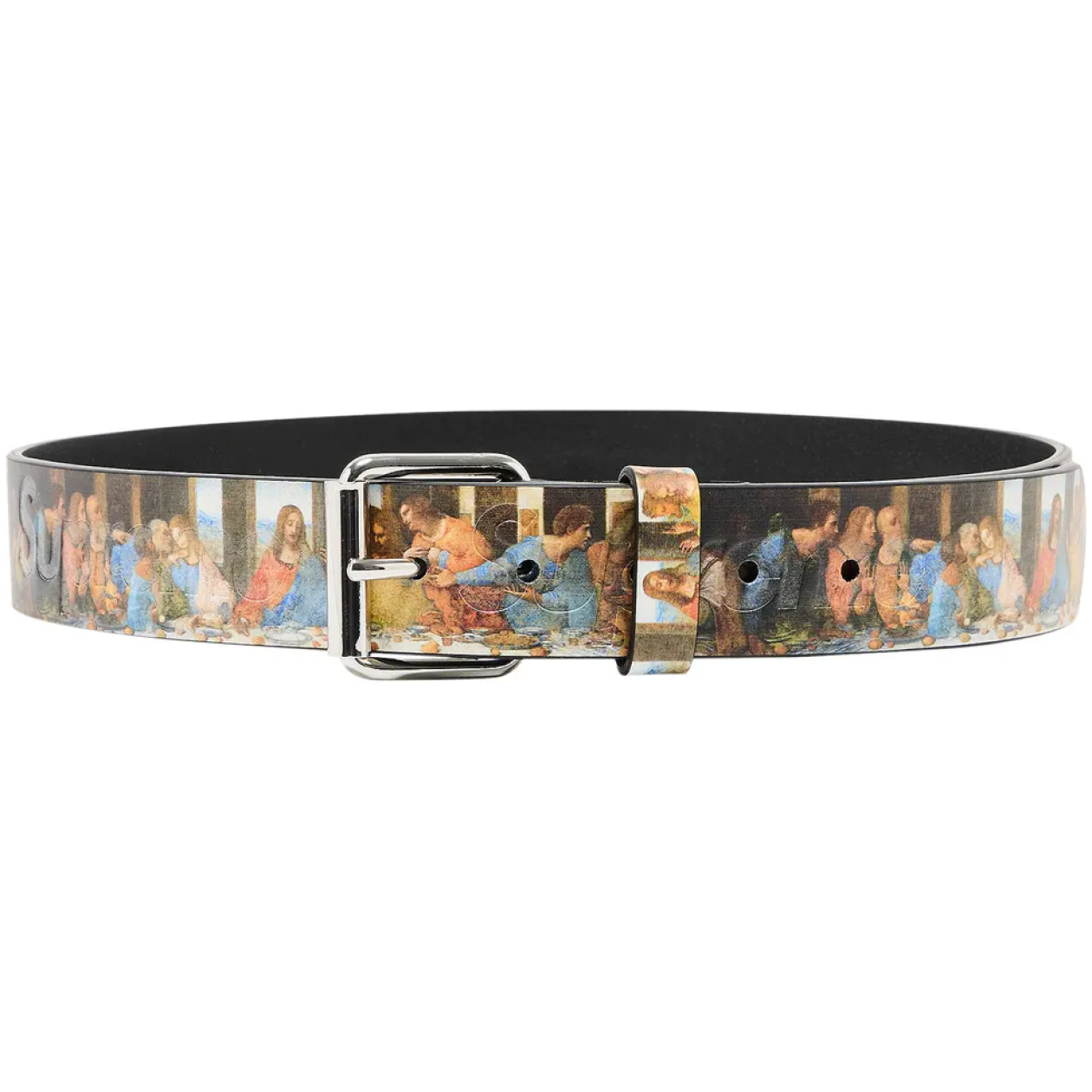 Supreme Last Supper Leather Belt Multicolor