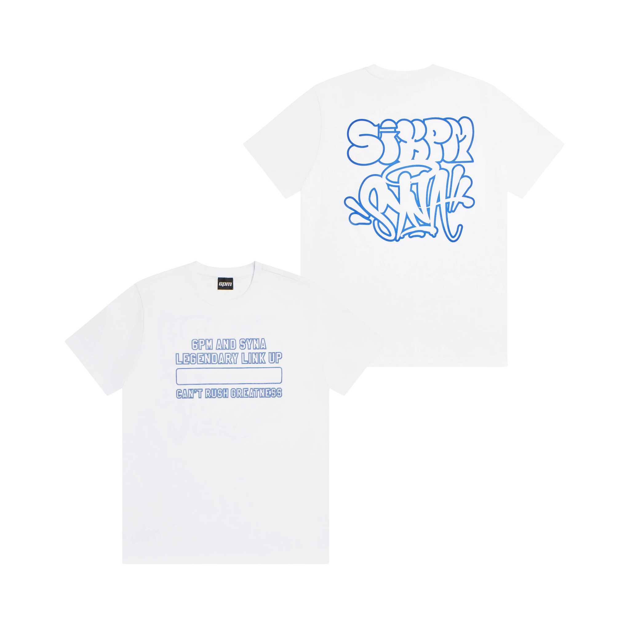 Syna World x Central Cee x 6PM Link Up Tee White