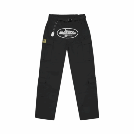 Corteiz 5 Starz Special Edition Guerillaz Cargo - Black/White
