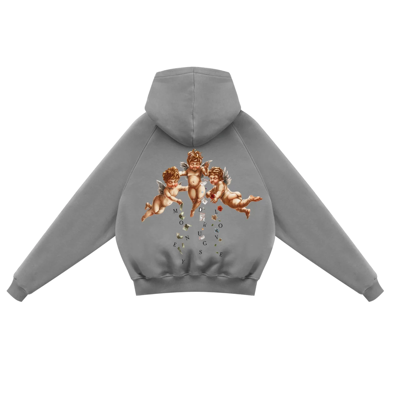 Oddity Angels Hoodie Grey