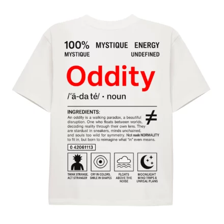Oddity Paradox Tee White